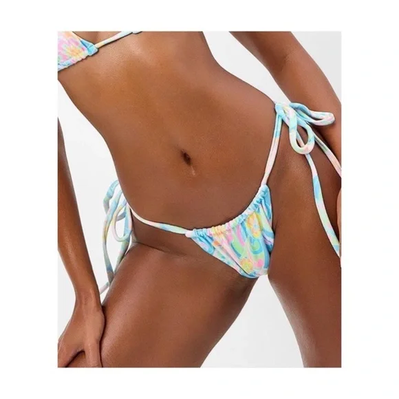 Frankie’s Bikinis Terry Bralette Bikini Top | Skimpy Terry Tia Bikini Bottom - Picture 6 of 16